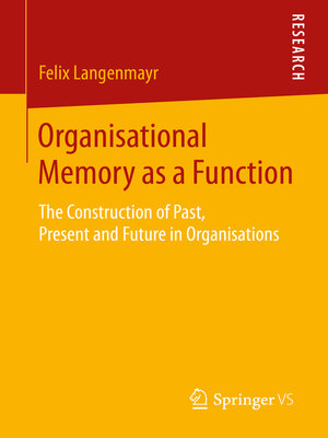 cover image of Organisational Memory as a Function